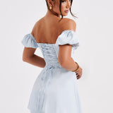 Vestido Mini Caitlyn - Azul