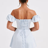Vestido Mini Caitlyn - Azul