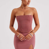 Camiseta Corset - Rosa Pink