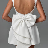 Vestido Mini Carrie - Marfim