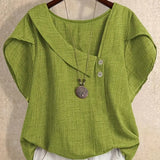 Milany - Blusa Informal com Decote Assimétrico
