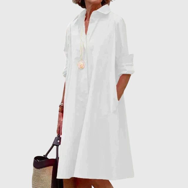 Paige™ - Vestido Elegante com Bolsos