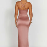 Vestido Midi Cece - Rosa Pink