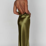 Vestido Maxi Celestina - Caqui