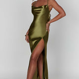 Vestido Maxi Celestina - Caqui