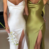 Vestido Maxi Celestina - Caqui