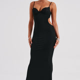 Vestido Maxi Celine - Preto
