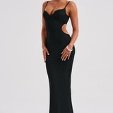 Vestido Maxi Celine - Preto