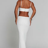 Vestido Maxi Celine - Branco
