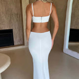 Vestido Maxi Celine - Branco