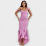 Renske - Vestido Longo com Corset Elegante e Refinado