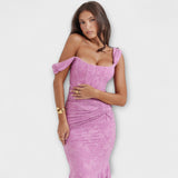 Renske - Vestido Longo com Corset Elegante e Refinado