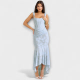 Renske - Vestido Longo com Corset Elegante e Refinado