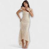 Renske - Vestido Longo com Corset Elegante e Refinado