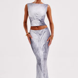 Top Charmayne - Estampa Cinza