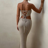 Saia Maxi Chayenne - Bege