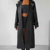 Casaco Trench Chi - Preto