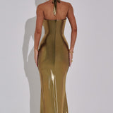 Vestido Maxi Chrishelle - Dourado