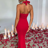 Vestido Maxi Chrishelle - Vermelho