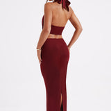 Saia Maxi Chrishelle - Burgundy