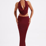Saia Maxi Chrishelle - Burgundy