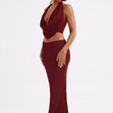 Saia Maxi Chrishelle - Burgundy