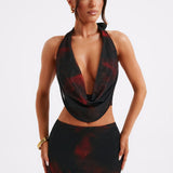 Top Chrishelle - Estampa de Fogo