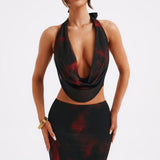 Top Chrishelle - Estampa de Fogo