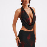 Top Chrishelle - Estampa de Fogo