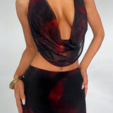 Top Chrishelle - Estampa de Fogo