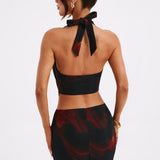 Top Chrishelle - Estampa de Fogo