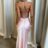 Vestido Midi Cia - Rosa Bebê