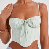 Corset Clara - Sálvia