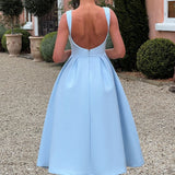 Vestido Midi Clarabella - Azul