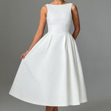 Vestido Midi Clarabella - Marfim