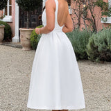 Vestido Midi Clarabella - Marfim