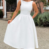 Vestido Midi Clarabella - Marfim