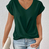 Cleo | Camiseta Casual com Decote V