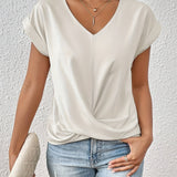 Cleo | Camiseta Casual com Decote V