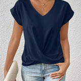 Cleo | Camiseta Casual com Decote V
