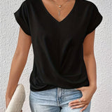 Cleo | Camiseta Casual com Decote V