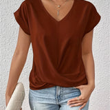 Cleo | Camiseta Casual com Decote V