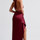 Vestido Maxi Colette - Burgundy