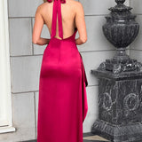 Vestido Maxi Colette - Burgundy