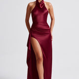 Vestido Maxi Colette - Burgundy