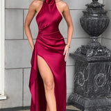 Vestido Maxi Colette - Burgundy