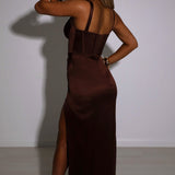 Vestido Maxi Cordelia - Chocolate