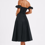 Vestido Midi Courtney - Preto