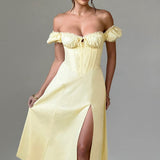 Vestido Midi Courtney - Limão