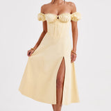 Vestido Midi Courtney - Limão